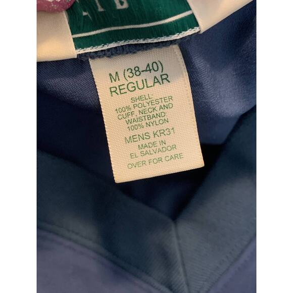 L.L. Bean men vintage blue pull over sweater size M - Picture 4 of 7